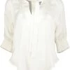 Indigo Boutique Harper Smock Top - White