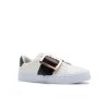 Indigo Boutique Buckle Sneaker In White