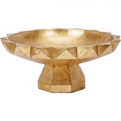 Indigo Boutique GOLD LEAF JULIUS DECORATIVE BOWL