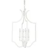 Indigo Boutique LINDY WHITE GESSO CHANDELIER