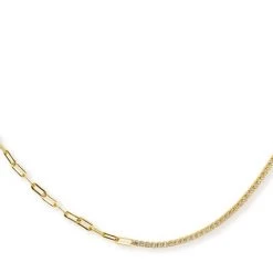 Indigo Boutique Avery Tennis Necklace Accessories