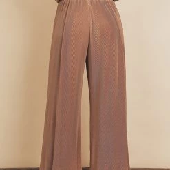 Indigo Boutique Pleated Knit Pants