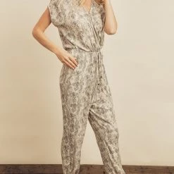 Indigo Boutique Jumpsuits Boho Print Jumpsuit