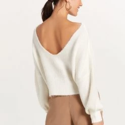 Indigo Boutique Sweaters Ivory Sweater