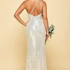 Indigo Boutique Iridescent White Formal