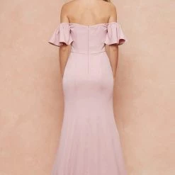 Indigo Boutique New Arrivals Blush Off The Shoulder Formal