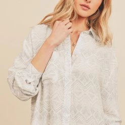 Indigo Boutique Button Down Shirt Dress Light Blue Dresses