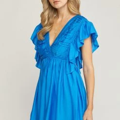 Indigo Boutique Comes In Waves Mini Dress