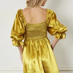 Indigo Boutique Golden Girl Satin Mini New Arrivals