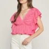 Indigo Boutique Extra Love Ruffle Top New Arrivals