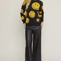 Indigo Boutique Smiley Face Sweater New Arrivals