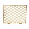Indigo Boutique Furniture GOLDEN TRELLIS FIREPLACE SCREEN