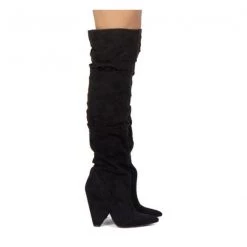 Indigo Boutique Black Over The Knee Boots