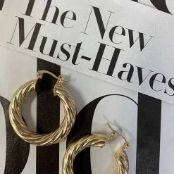 Indigo Boutique Milan Medium Hoop New Arrivals