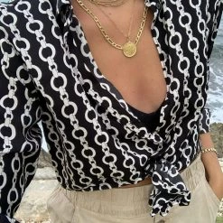 Indigo Boutique Alexander Coin Short Necklace Bracha Jewelry