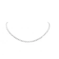 Indigo Boutique Bracha Jewelry Gold And Silver Tennis Necklaces