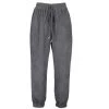 Indigo Boutique Steel Suede Joggers Bottoms