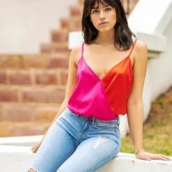 Indigo Boutique Tops Color Block Bodysuit