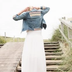 Indigo Boutique Jackets Embroidered Denim Jacket