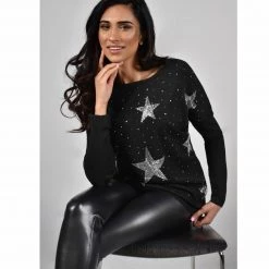 Indigo Boutique Frank Lyman Star Sweater