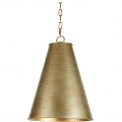 Indigo Boutique SMALL SILVER WITH BRUSHED GOLD BENNINGTON METAL PENDANT