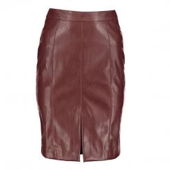 Indigo Boutique Bottoms Vegan Leather Pencil Skirt