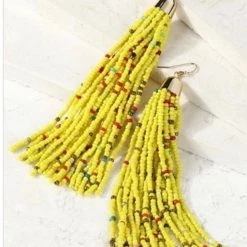 Indigo Boutique Beaded Earrings