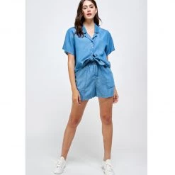 Indigo Boutique Tops Denim Top