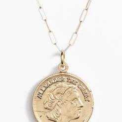 Indigo Boutique Alexander Coin Short Necklace Bracha Jewelry