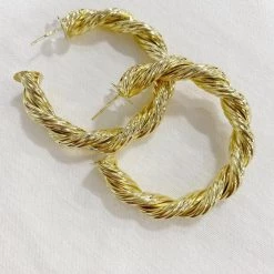 Indigo Boutique Harlow Large Hoops Bracha Jewelry