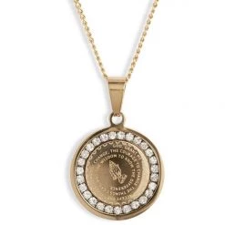 Indigo Boutique Prayer Warrior Necklace Bracha Jewelry