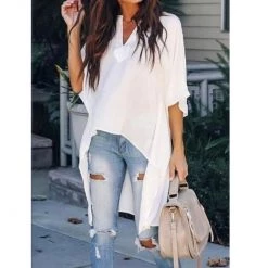 Indigo Boutique Sale Jade High Low Blouse