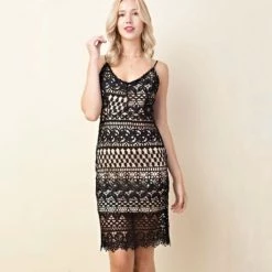 Indigo Boutique Sale Black Lace Dress