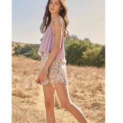 Indigo Boutique Bottoms Floral Drawstring Shorts