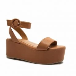 Indigo Boutique Brown Platform Sandals