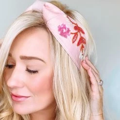 Indigo Boutique Pink Flower Headband Accessories
