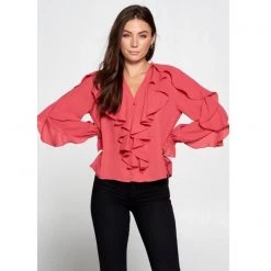 Indigo Boutique Gilly Ruffle Blouse