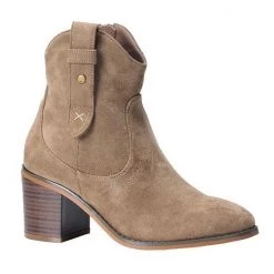 Indigo Boutique Taupe Ankle Boots Shoes