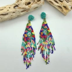 Indigo Boutique Accessories Tassel Multi Earrings