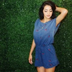 Indigo Boutique Cherry Romper Sale