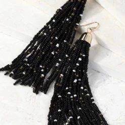 Indigo Boutique Beaded Earrings