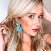 Indigo Boutique Turquoise Beaded Hale Earring Accessories