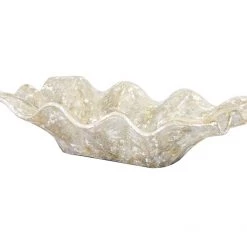 Indigo Boutique FURMAN DISTRESSED GREY & GOLD DECORATIVE BOWL Furniture