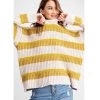 Indigo Boutique Mustard Stripe Sweater
