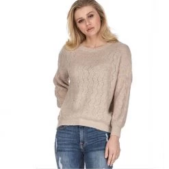 Indigo Boutique Tops Cream Pop Sweater