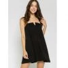 Indigo Boutique Little Black V Neck Dress