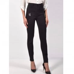 Indigo Boutique Black Sequin Skinny Jeans (Frank Lyman)